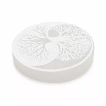 Placa Árvore da Vida em Selenita 8cm