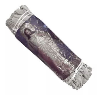 Pacote de Sálvia Branca Sagrado Coração de Jesus 25-30g 10cm