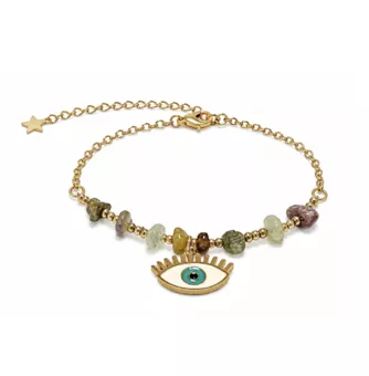 Pulseira de Proteção em Turmalina Multicolor A – Mau-Olhado
