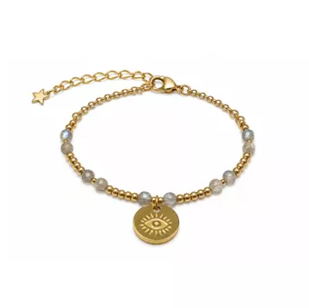 Pulseira de Proteção em Labradorite A – Olho Protetor