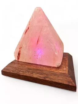 Candeeiro de sal Himalaya usb Pirâmide 8cm
