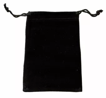 Saco de veludo preto 9,5x12cm x 50 unidades