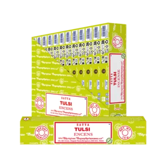 Incenso Satya Tulsi Manjericão Sagrado Masala 15g