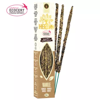 Incenso Smudge Ecocert Herbio Baunilha 20g