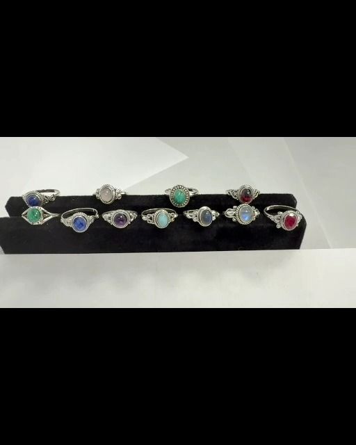 Anel de Prata 925 Larimar AA T54