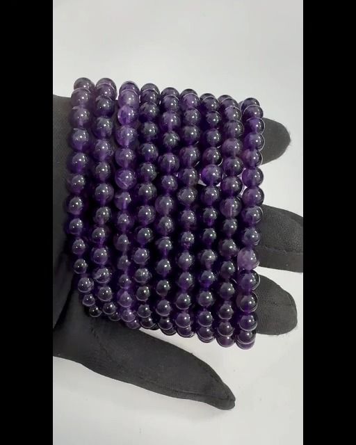 Pulseira Ametista AA perles 6-7mm