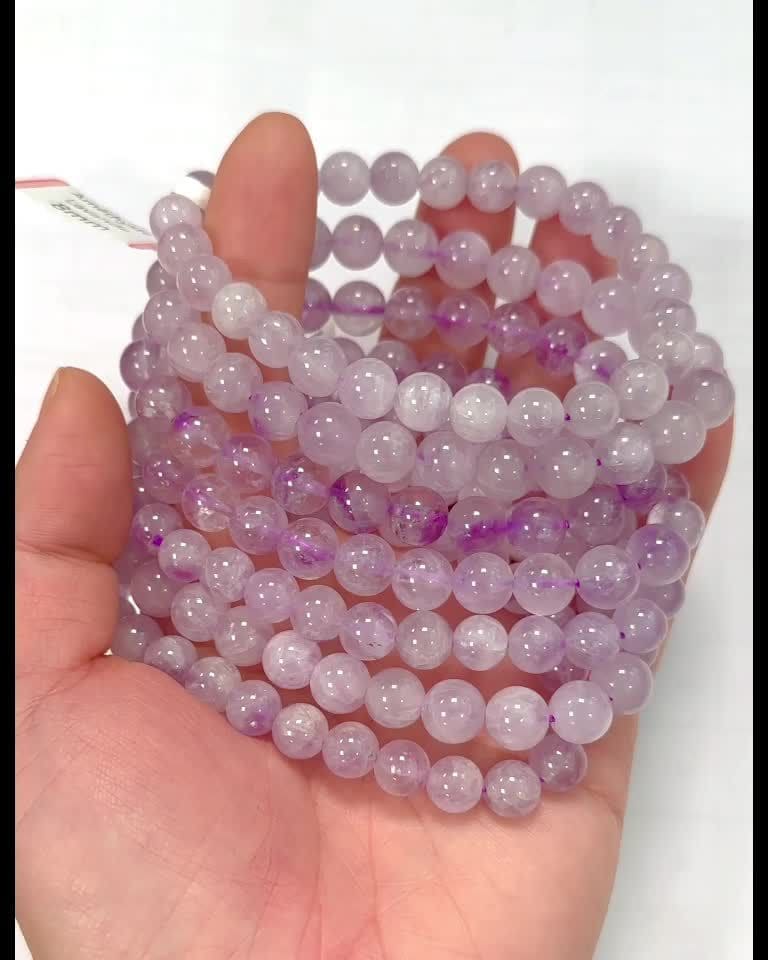 Pulseira Amethyste Lavande A perles 8mm
