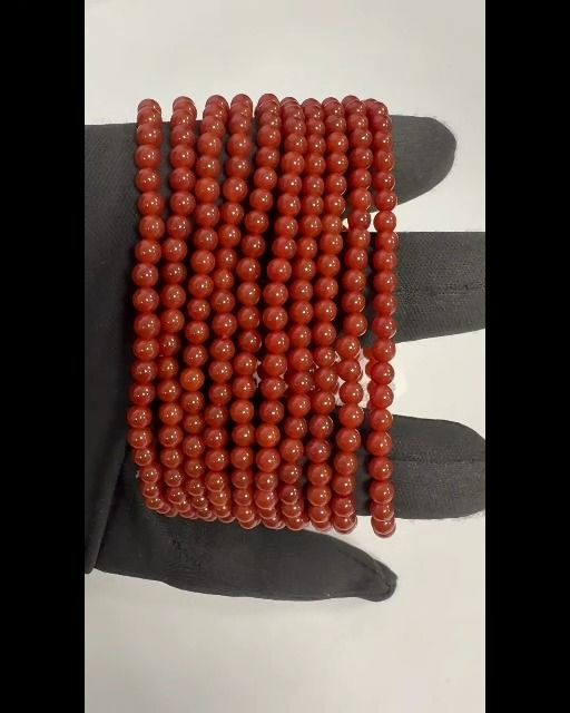 Pulseira Ágata Rouge A perles 4mm