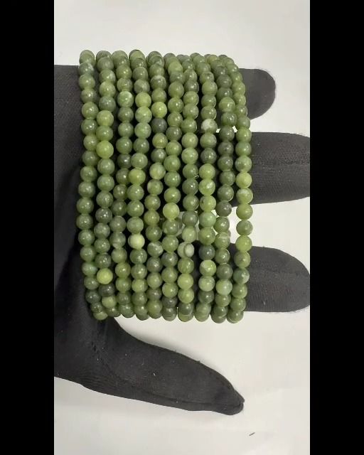 Pulseira Jade Nefrita A contas 4mm