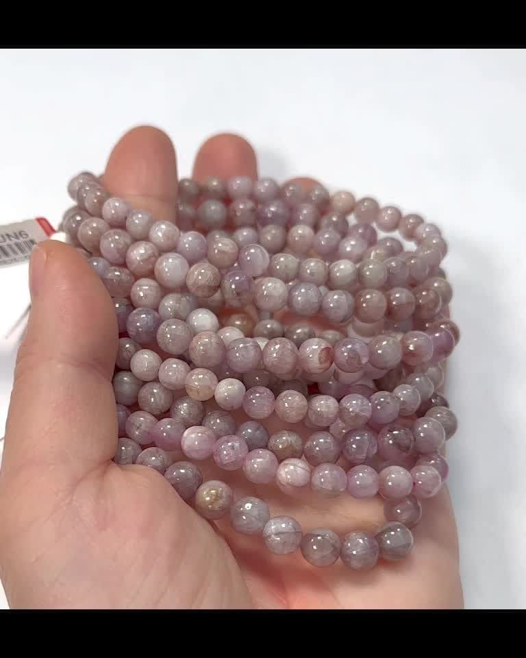Pulseira Kunzite AB perles 5.5-6.5mm