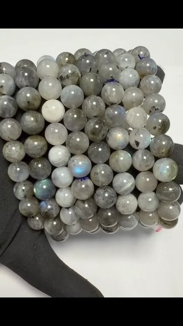 Pulseira de Labradorita A contas de 10mm