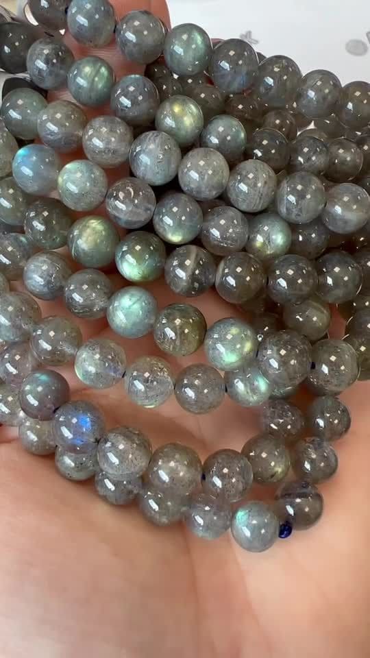 Pulseira Labradorite AAA perles 7-8mm