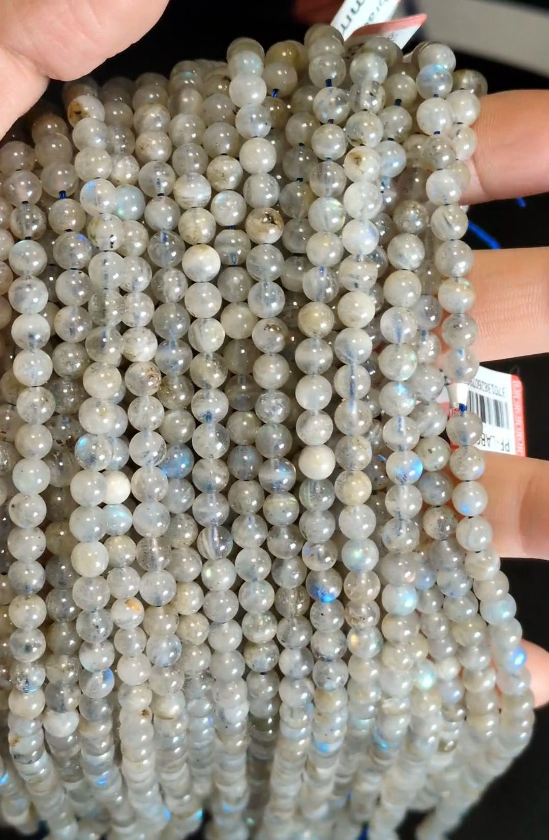 Contas de Labradorite AA 5-5.5mm em arame 40cm