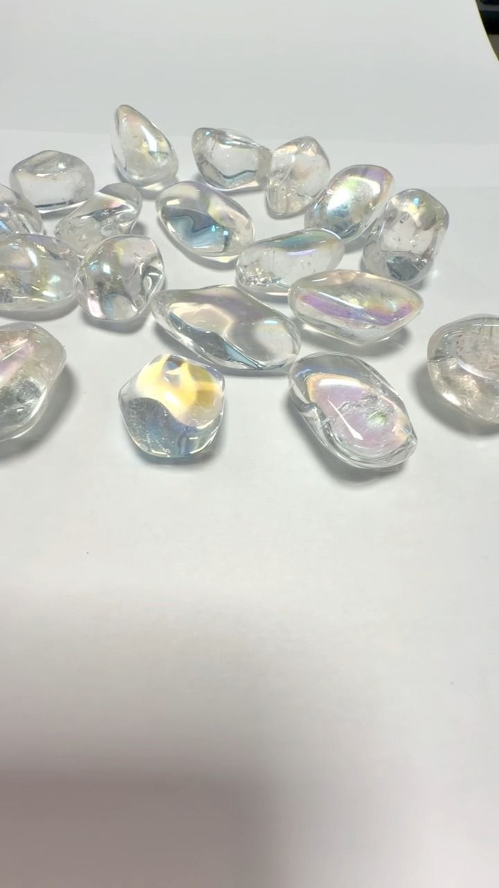 Quartzo Angel Aura A Pedras Roladas 2-3cm 250g