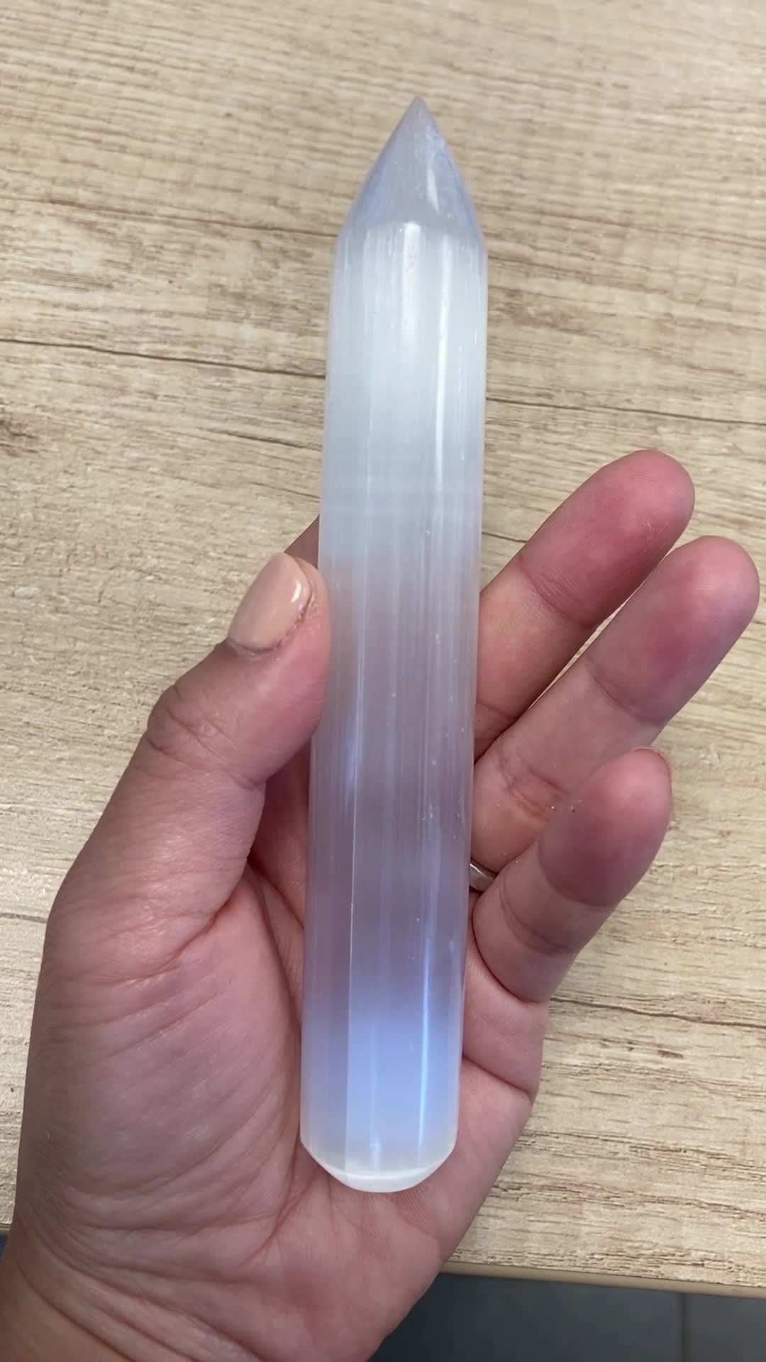 Selenite ponteiro de massagem